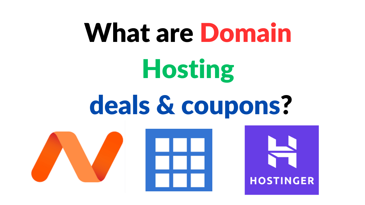 What are domain hosting deals and coupons?