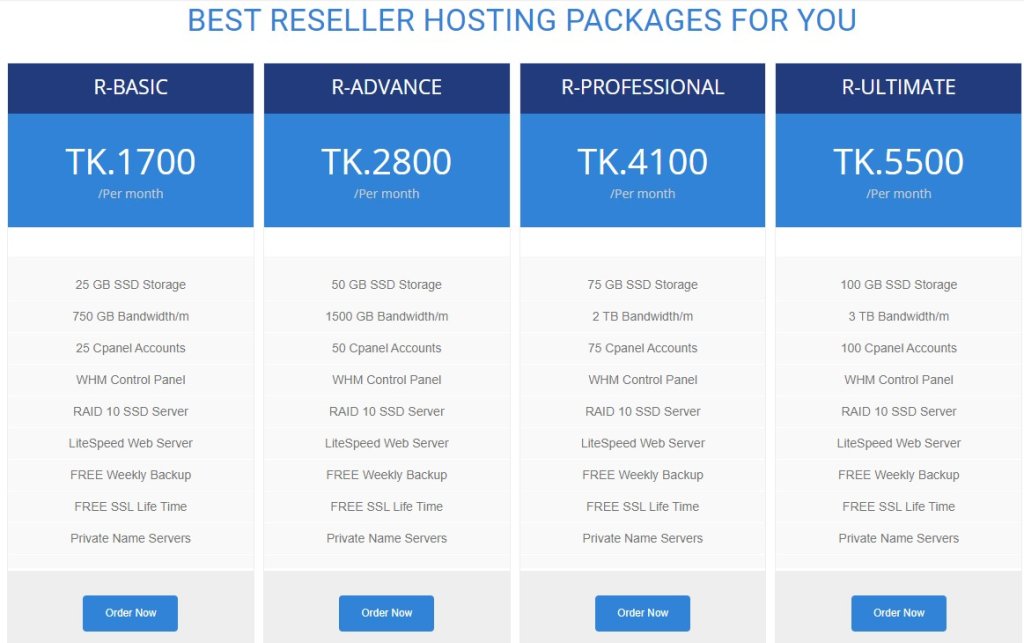 Webhostbd reseller hosting